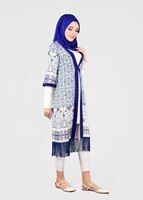 Tesettür giyim LACİVERT T 4644 Clara 7953 Tunik-Alv Fashion