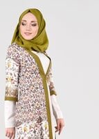 Tesettür giyim YEŞİL T 4644 Clara 7953 Tunik-Alv Fashion