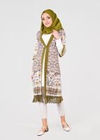 Tesettür giyim YEŞİL T 4644 Clara 7953 Tunik-Alv Fashion