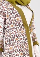 Tesettür giyim YEŞİL T 4644 Clara 7953 Tunik-Alv Fashion