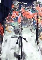 Tesettür giyim LACİVERT T 4664  Queen 3115 Tesettür Tunik-Alv Fashion