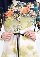 Tesettür giyim YEŞİL T 4664  Queen 3115 Tesettür Tunik-Alv Fashion