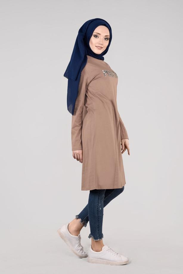 Vêtements hijab TABA T 21215 Allday-Penye Tunik - TRENDTESETTÜR