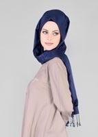 Tesettür giyim PUDRA T 49115 Allday-Örme Tesettür Tunik