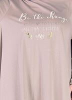 Tesettür giyim PUDRA T 49115 Allday-Örme Tesettür Tunik