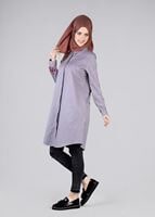 Tesettür giyim MOR T 57115 Allday-Nakışlı Tesettür Tunik