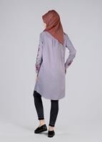 Tesettür giyim MOR T 57115 Allday-Nakışlı Tesettür Tunik
