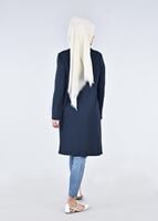 Vêtements hijab BLEU MARINE T 99115 Allday-Örme Tesettür Tunik