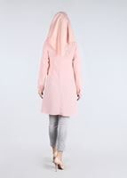 Hijab clothing POWDER T 0031 Gürbüz-Boncuk İşlemeli Tunik
