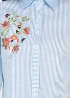 Vêtements hijab BLEU T 356 Miss Puan-Çizgi Desenli Tunik