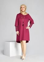 Tesettür giyim MOR T 1041  Dantel Detaylı Tunik-ModaBu