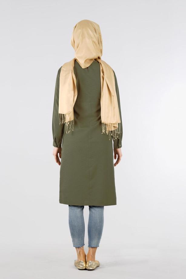 Vêtements hijab  T 2000 Etnik Desenli Tunik-Yılmazlar - TRENDTESETTÜR