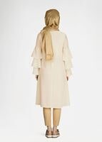 Tesettür giyim BEJ T 2625 Fırfırlı Tunik-Pr Collection