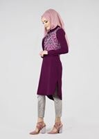 Tesettür giyim MÜRDÜM T 4674 Almina 271175 2&prime;li Tunik-Alv Fashion