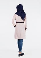 Tesettür giyim PUDRA T 4679 Moss Crep Tesettür Tunik-Alv Fashion
