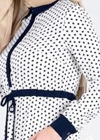 Tesettür giyim KREM T 4679 Moss Crep Tesettür Tunik-Alv Fashion