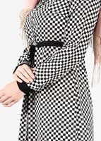 Tesettür giyim SİYAH T 4690 Port Crep 1574 Tunik-Alv Fashion