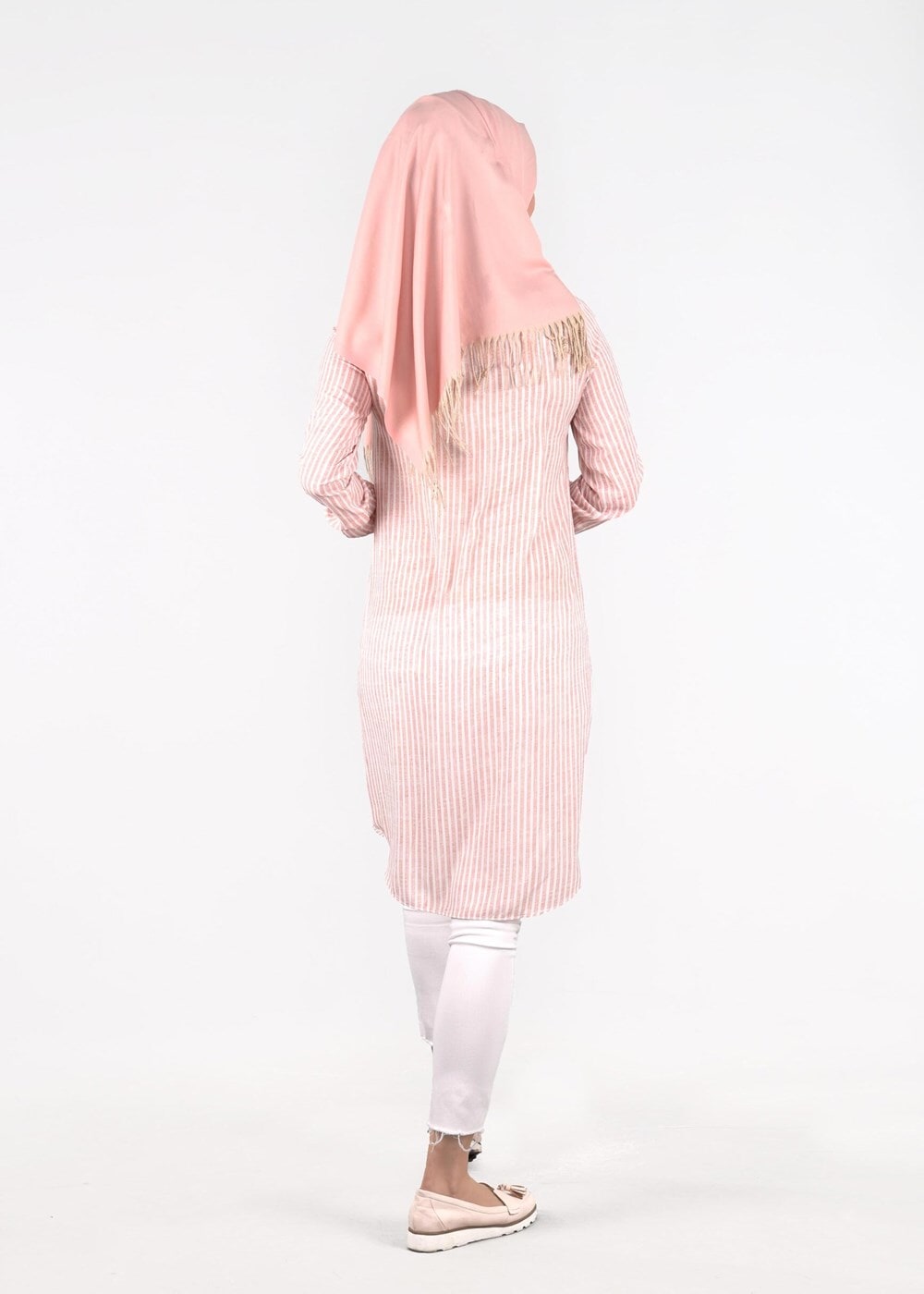 Tesettür giyim PUDRA T 4691 Maglia 8600 Tesettür Tunik-Alv Fashion