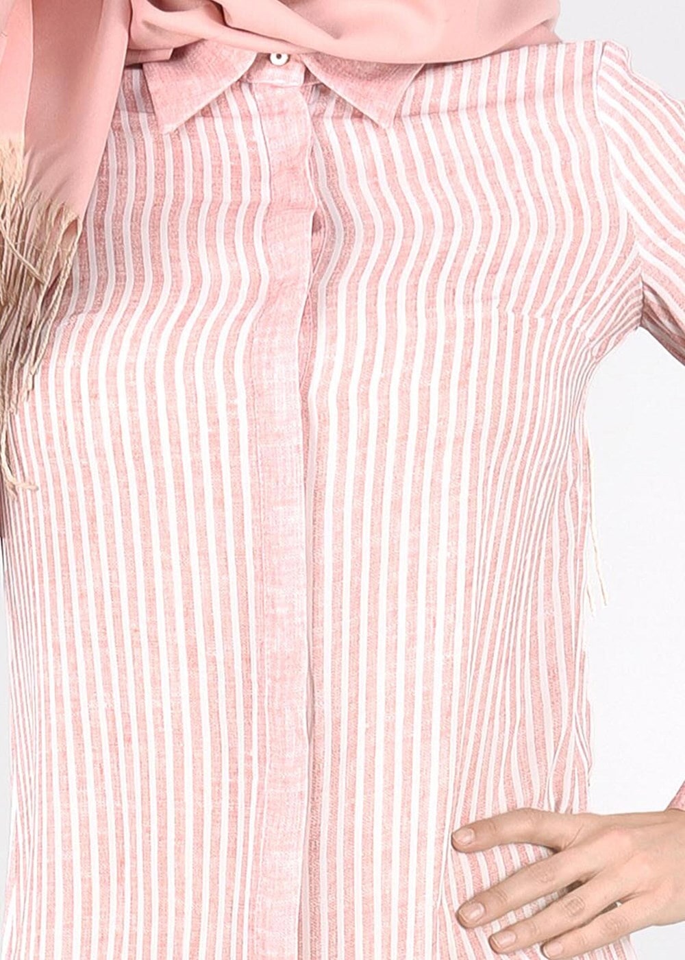 Tesettür giyim PUDRA T 4691 Maglia 8600 Tesettür Tunik-Alv Fashion