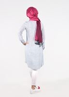 Tesettür giyim MAVİ T 4691 Maglia 8600 Tesettür Tunik-Alv Fashion