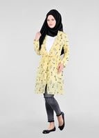 Tesettür giyim SARI T 4698 Rosa 8291 Tesettür Tunik-Alv Fashion