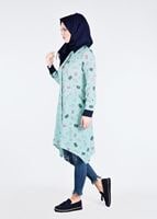 Tesettür giyim MAVİ T 4804 Verso 8293 Tunik-Alv Fashion