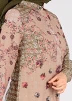 Tesettür giyim PUDRA T 4811 Rosa 9862 Tunik-Alv Fashion