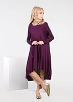 Tesettür giyim MÜRDÜM T 8051 ModaBu- Piliseli Tesettür Tunik