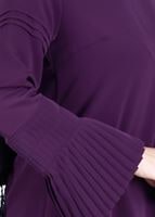 Tesettür giyim MOR T 9725 Pilise Detaylı Tunik-Pr Collection