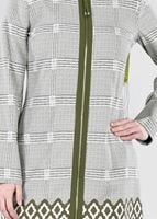 Hijab clothing KHAKI T 1700 Alaska Tesettür Trench-Alv Fashion