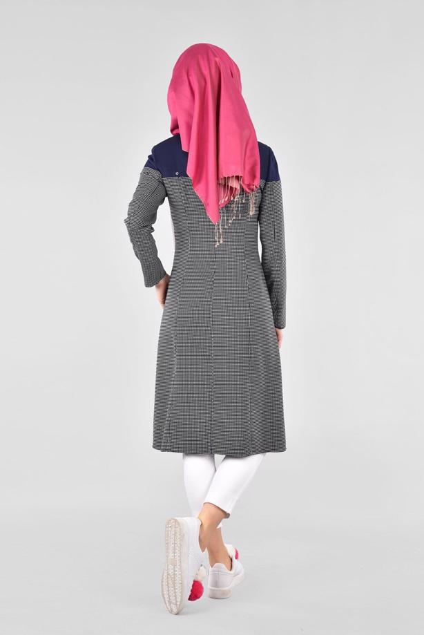 Vêtements hijab  T 1734 Forever Tesettür Trench-Alv Fashion - TRENDTESETTÜR