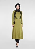 Vêtements hijab VERT T 1772 Marmaris Tesettür Trech-Alv Fashion