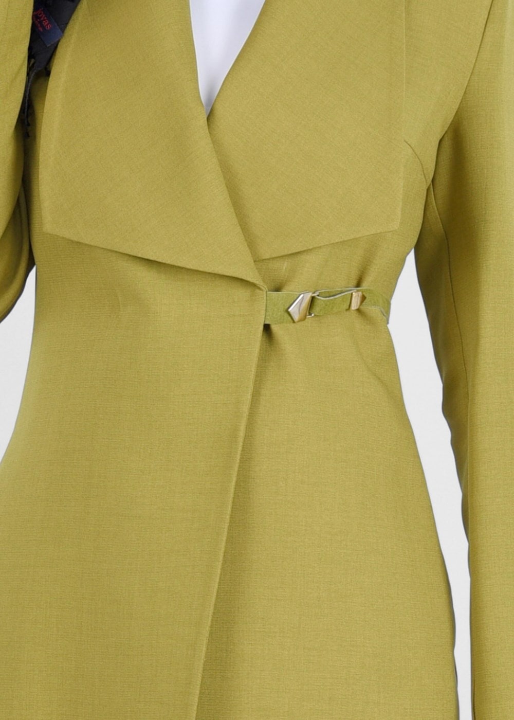 Tesettür giyim YEŞİL T 1792 Violet Trench -Alv Fashion