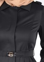 Tesettür giyim SİYAH T 1805 Yaren 43717 Trench-Alv Fashion