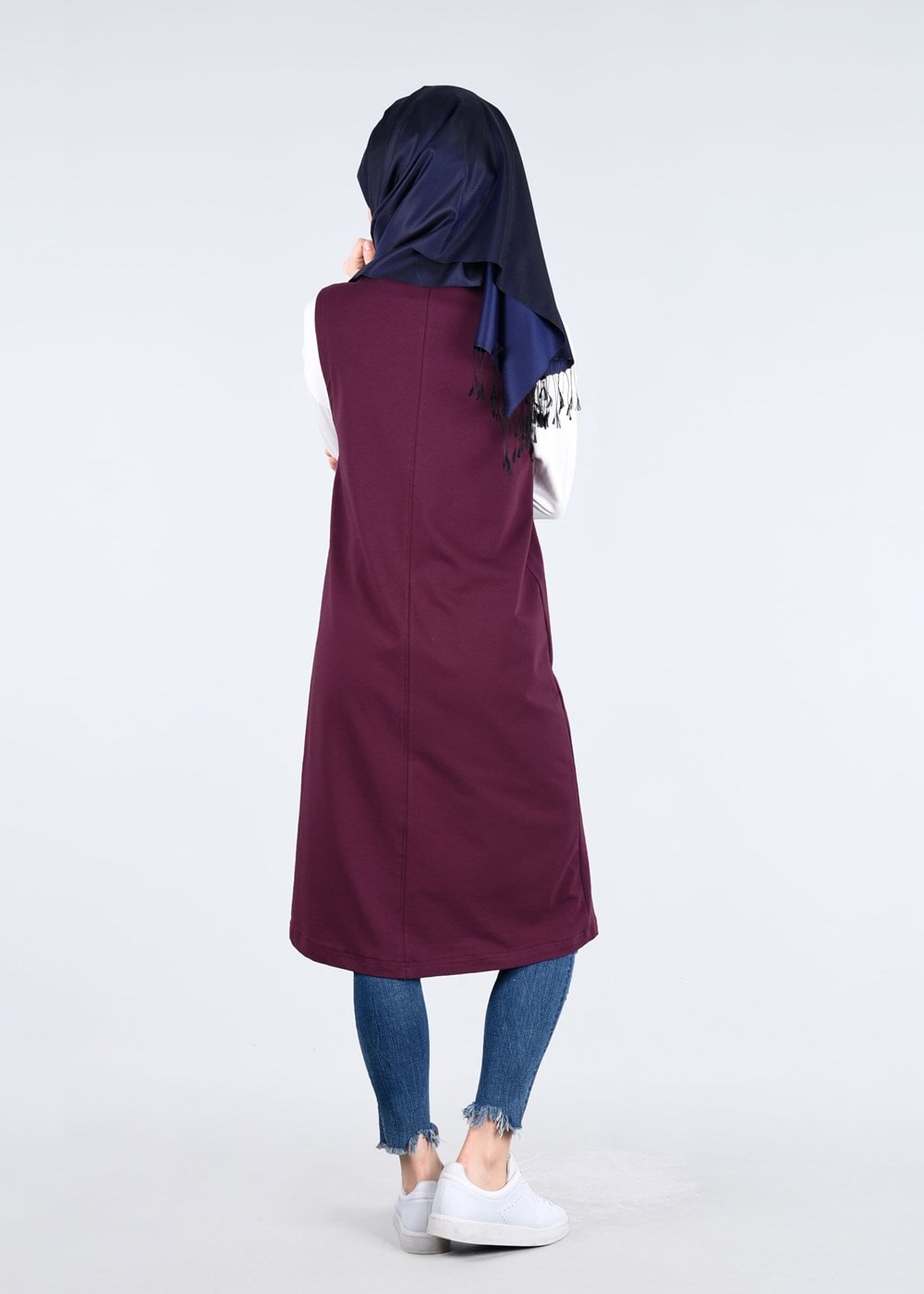 Tesettür giyim MÜRDÜM T 1707 Allday-Tesettür  Yelek