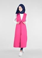 Vêtements hijab FUCHSIA T 4595 Nora Tesettür Yelek-Alv Fashion