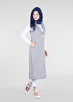 Tesettür giyim LACİVERT T 4597 Berta Tesettür Yelek-Alv Fashion