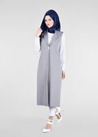 Tesettür giyim LACİVERT T 4597 Berta Tesettür Yelek-Alv Fashion