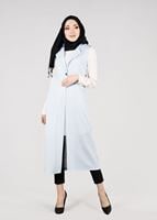 Tesettür giyim MAVİ T 4597 Berta Tesettür Yelek-Alv Fashion