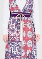 Vêtements hijab POURPRE T 4622 Burble Crep Tesettür 7934 Yelek-Alv Fashion