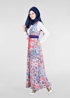 Vêtements hijab CORAIL T 4622 Burble Crep Tesettür 7934 Yelek-Alv Fashion