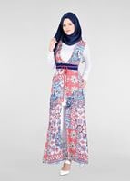 Vêtements hijab CORAIL T 4622 Burble Crep Tesettür 7934 Yelek-Alv Fashion