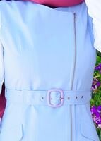 Tesettür giyim MAVİ T 4671 Owen 553 Tesettür Yelek -Alv Fashion