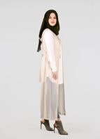 Tesettür giyim BEJ T 4803 Bita 1664 Tesettür Yelek-Alv Fashion