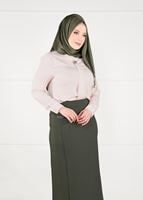 Vêtements hijab BEIGE CHEMISE EN MOUSSELINE 2610 