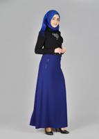 Tesettür giyim SİYAH DAR KESİM BLUZ 4919 