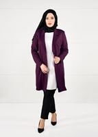 Vêtements hijab POURPRE VESTE À BOUTONNÉE 2642