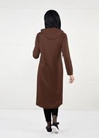 Tesettür giyim KAHVE ÖNDEN FERMUARLI SPOR CEKET 4151 