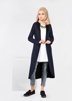 Tesettür giyim LACİVERT OVAL KESİM CEPLİ CEKET 4754 