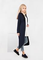 Tesettür giyim LACİVERT OVAL KESİM CEPLİ CEKET 4754 